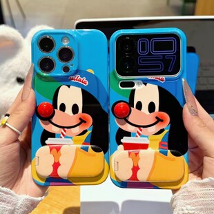 适用苹果17Pro手机壳iPhone16max13小米15华为mate80pura80k90nova14荣耀500x300magic8 立体红鼻高飞支架新款