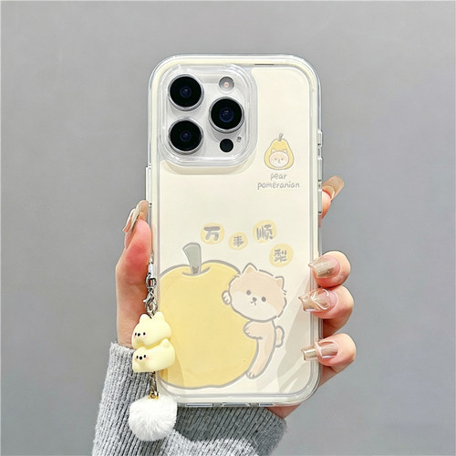 万事顺梨挂件新款适用苹果17Pro手机壳iPhone16max13小米15华为mate80pura70k90opporeno14荣耀400x300findx9