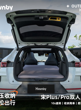 Havnby安温白比亚迪宋PLUSdmi/ProEV露营后排记忆棉海绵车用床垫