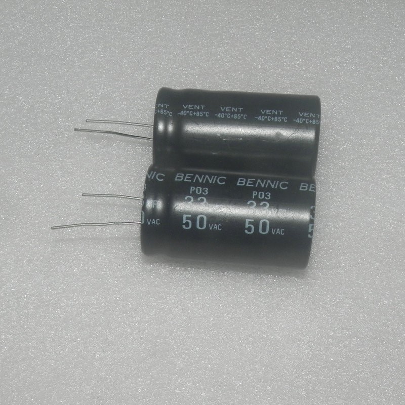 BENNIC本尼克 50v 33uf 50wv 33mfd P03 NP BP直插无极电解电容器