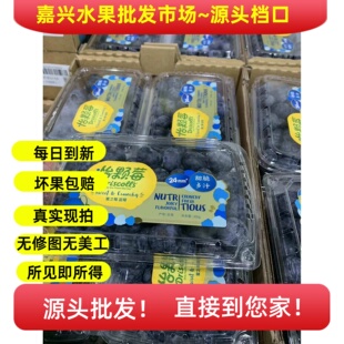 怡颗莓蓝莓24 特大果蓝莓花香脆甜原箱果粉足每日到新 DRISCOLL