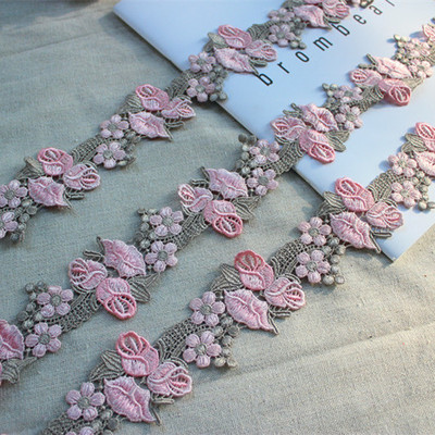 民族风水溶刺绣花边辅料服装