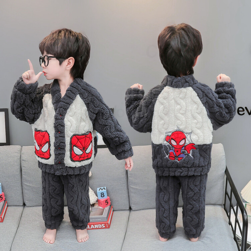男童睡衣冬季2025新款