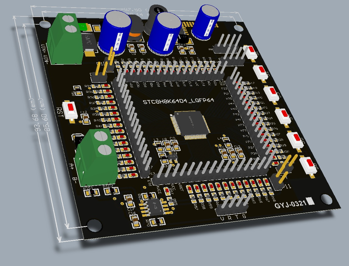 GYJ-0321单片机开发板