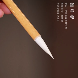 苏州姜思序堂宿羊毫毛笔国画水彩工笔没骨染色羊毫白云初学毛笔