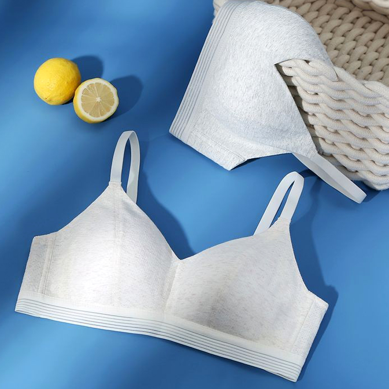 粉愿少女文胸初中生高中生内衣夏