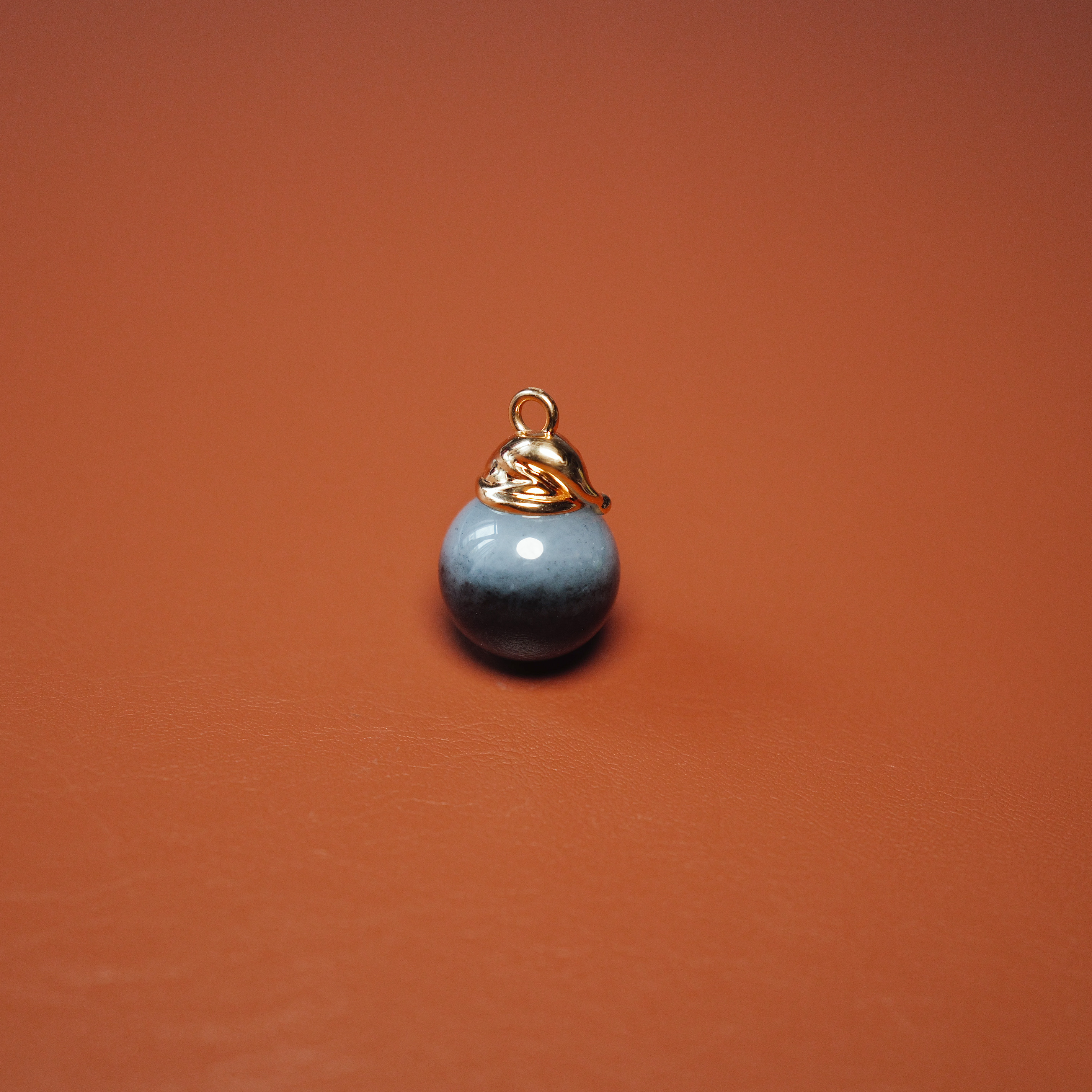 秋会长的和田玉单珠镶嵌国检NGTC