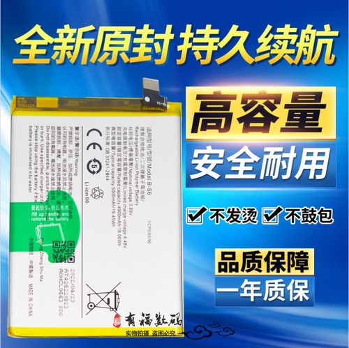 乐玩适用vivo T1 5G版电池 VIVOT1 5G版手机高容电池B-S6充电电板