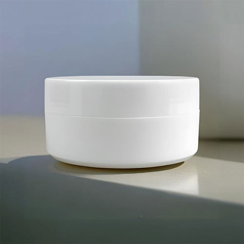 100g眼膜瓶PP广口扁瓶塑料罐子加厚膏霜瓶分装瓶面霜盒黑色白色