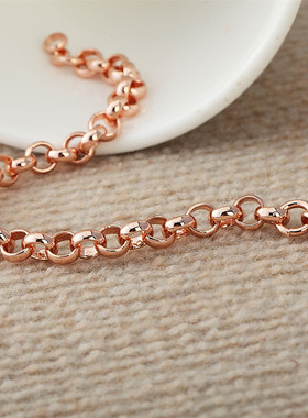 18k日韩风男士饰品彩金手链