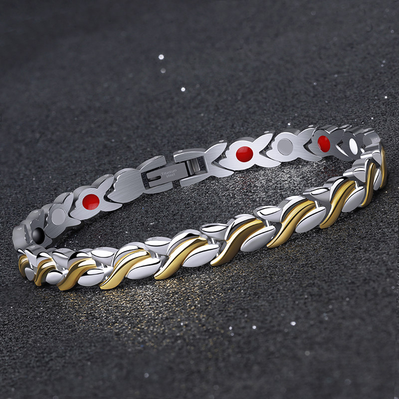 钛钢磁石男士手链韩版个性潮手饰手镯单身简约手环首饰品学生潮人