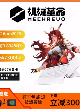 机械革命蛟龙16Pro极光X2025款笔记本电脑学生办公电竞游戏本5070