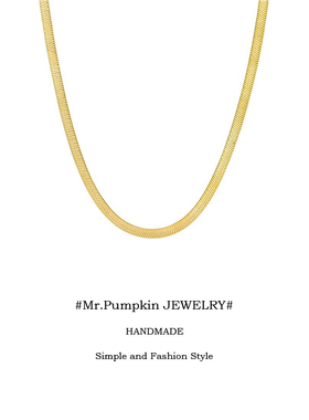 【南瓜先生】高级感蛇骨项链