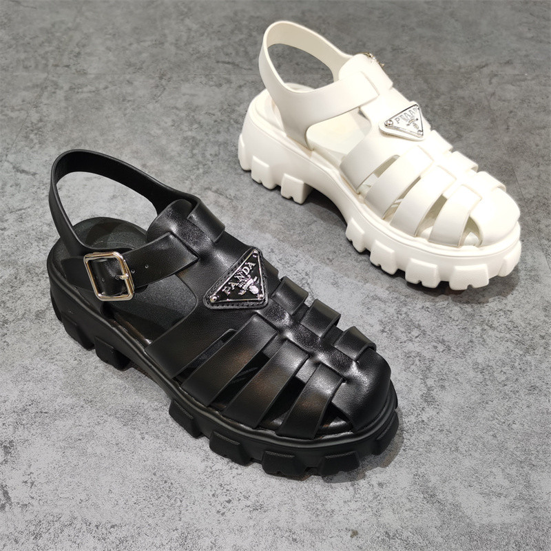 欧洲站罗马鞋2025夏厚底凉鞋女
