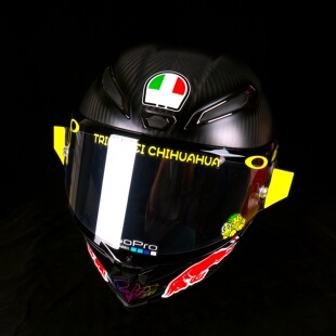 适用AGV PISTA 头盔 镜片 竞技膜贴纸 镜片保护膜 变色镜片防雾贴