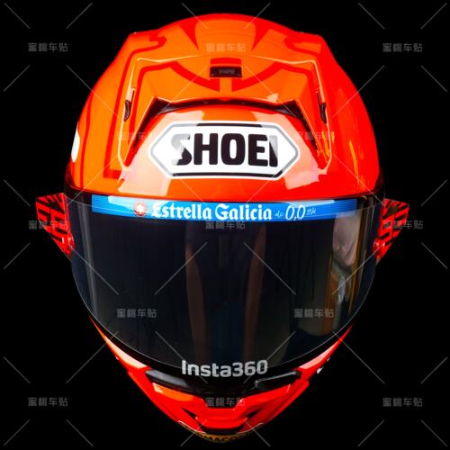 适用SHOEIX15Z8头盔360贴纸