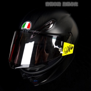 适用于agv PISTA 头盔 改装 镜片 竞技膜 罗西46号签名 反光贴纸