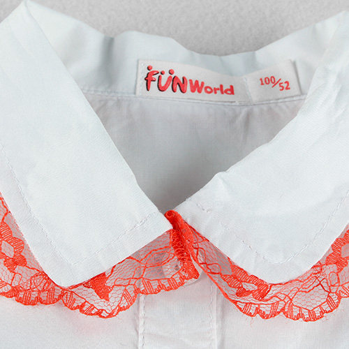 Chemise fille FUN WORLD à manche courte - Ref 2086415 Image 4