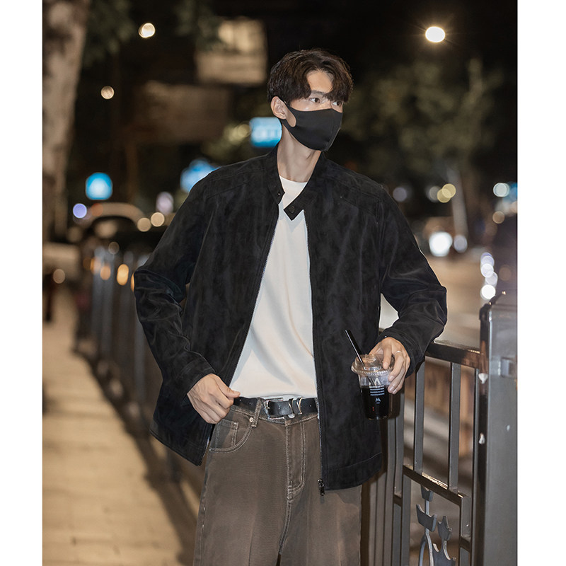 2025新款秋装皮衣夹克229PY6012P125,男装夹克,星座229