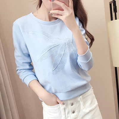 圆领小个子卫衣女薄款202