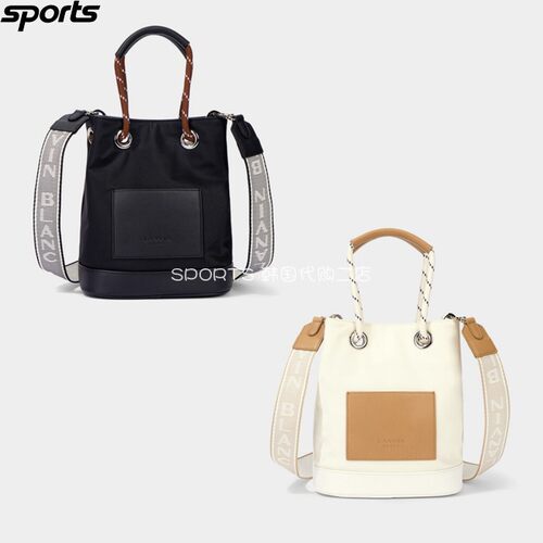 韩国代购lanvin blanc高尔夫配饰26春夏女配色标志休闲手提斜跨包