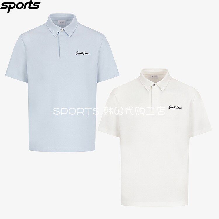 韩国代购southcape高尔夫穿搭26春夏防紫外线运动POLO衫短袖T恤男