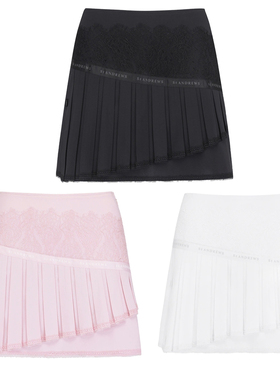 韩国代购St ANDREWS高尔夫26早春户外花夲蕾褶皱百褶裙运动短裙女