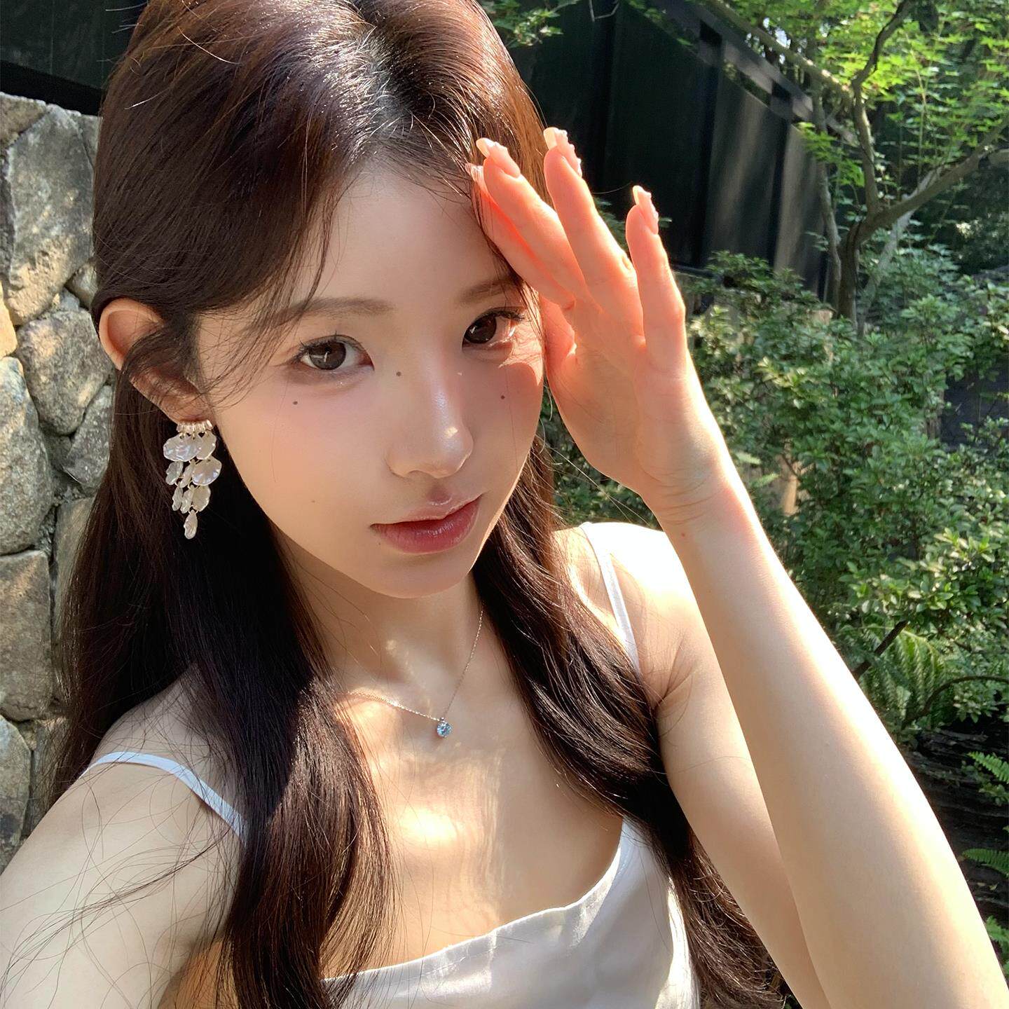 超仙夏日贝壳流苏耳环女款2026