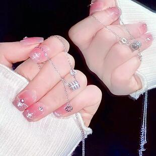 S952纯银小蛮腰项链女2025新款百搭小众轻奢锁骨链高级感吊坠配饰