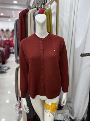 中老年冬装一体加绒加厚毛衣外套奶奶装针织开衫老人衣服妈妈上衣