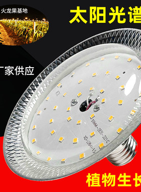 LED全光谱植物补光灯多肉水藻大棚菊花火龙果阳台植物生长灯太阳