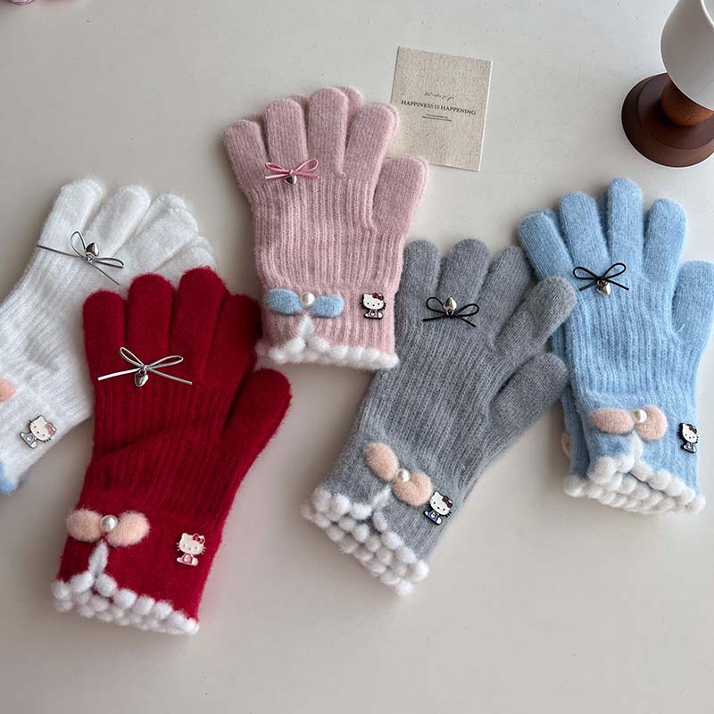新款卡通时尚冬季毛线针织手套