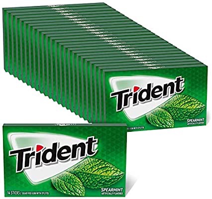 美国原装Trident木糖醇口香糖泡泡糖留兰香薄荷味一盒24包装在类目 零食/坚果/特产, 糖果零食/果冻/布丁, 口香糖中 - 来自Buy2taobao.com提供专业的淘宝代购服务