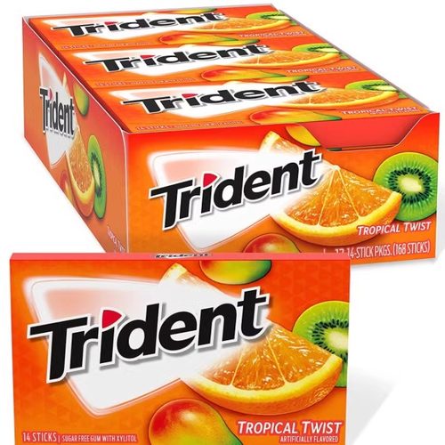 trident三叉戟包邮木糖醇口香糖