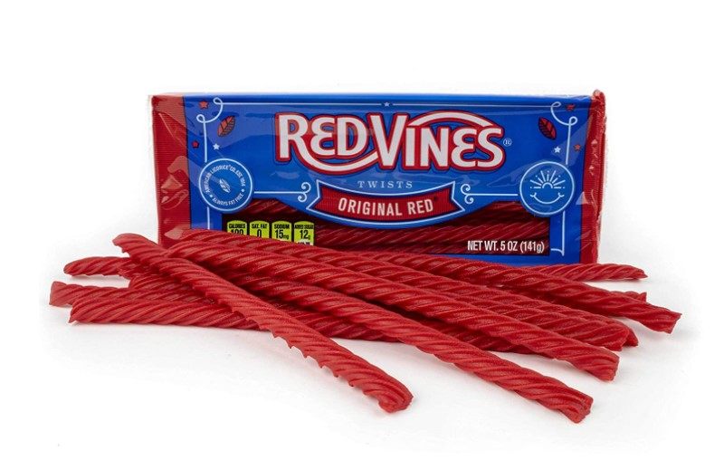 詹姆斯同款redvines吸管糖美剧神盾局蜡烛糖红藤原味扭扭糖多口