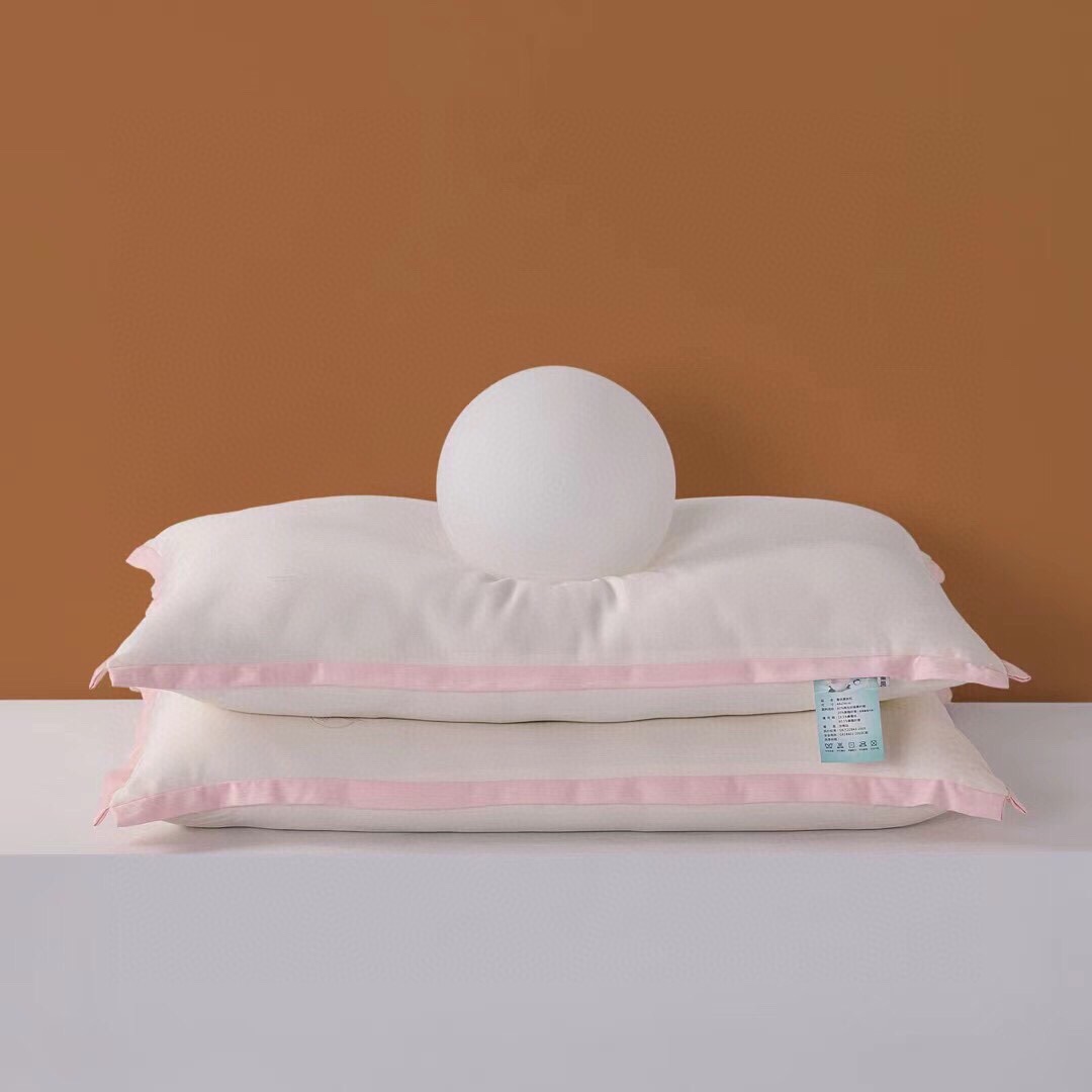 高端美肤桑蚕丝枕助眠蚕蛹蛋白颈椎矮枕芯高颜值精致天丝提花枕套