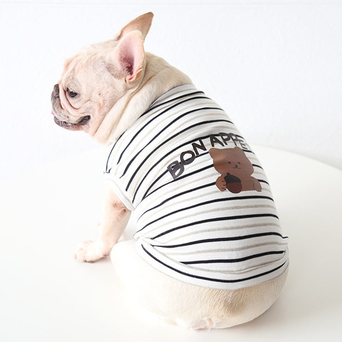 小熊背心棉胖狗狗衣服