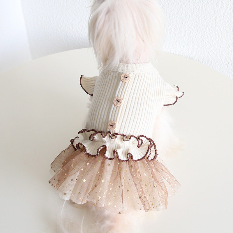 春秋宠物猫狗裙子星星复古飞袖裙宠物衣服两脚蓬蓬裙泰迪猫公主裙,宠物/宠物食品及用品,狗宠物服装/雨衣,淘宝优惠券,粉丝福利购,淘宝优惠卷