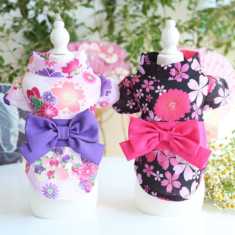 春夏日式樱花丸菊和服宠物狗猫泰迪马尔济斯两脚衣服和风浴衣裙子,宠物/宠物食品及用品,狗宠物服装/雨衣,淘宝优惠券,粉丝福利购,淘宝优惠卷