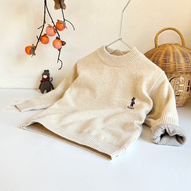 双层保暖热力棉经典毛衣棉线针织