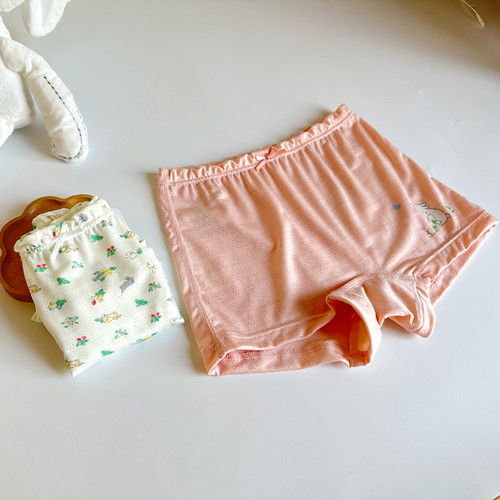 春夏薄款女孩抑菌亲肤立体小内裤