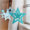 Star Hanging Lacquer Blue (7 Pack)