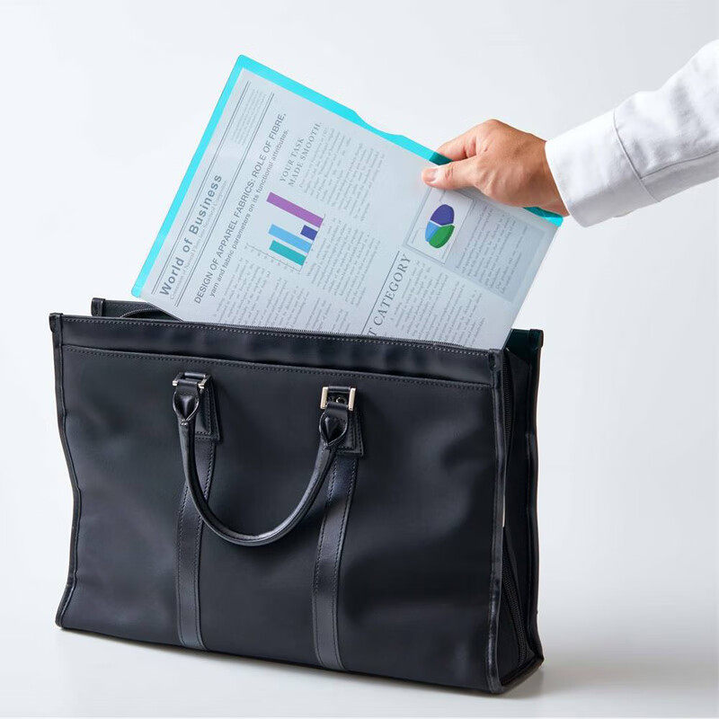 【清仓特惠】日本king jim锦宫单片夹透明塑料夹多功能分类整理收纳资料夹办公报告单页a4纸文件夹收纳文具