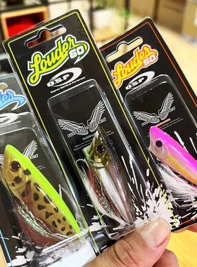 日本O.S.P波爬Louder微物50小型60远投70水面路亚饵翘嘴鲈鱼假饵