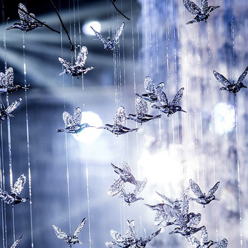 婚庆透明飞鸟 婚庆亚克力飞鸟婚庆电镀蜂鸟 婚礼吊顶挂件装饰道具|ruв категории фестиваль товаров/подарок, Другие фестивали товаров - от Buy2taobao.com для оказания профессиональной услуги покупки агента Taobao
