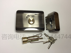 门禁电控锁   静音锁 灵性锁 电控锁 双锁头  电机锁 门禁锁