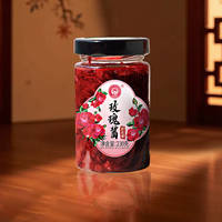 Yunnan rose sauce, ice powder, smoothie, cold drinks, milk tea shop, tea brewing, spreading on bread, baking, edible flowers, jam thumbnail 7