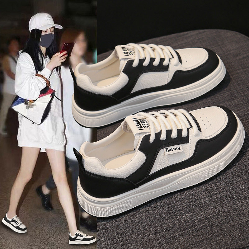 厚底小白鞋女2025年春秋新款休闲板鞋