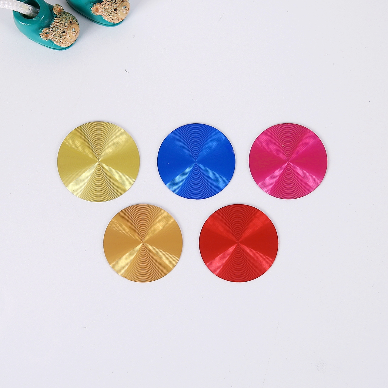 定制氧化CD纹铝片 CD纹金属片加工 氧化镭射纹太阳纹铝片标牌加工