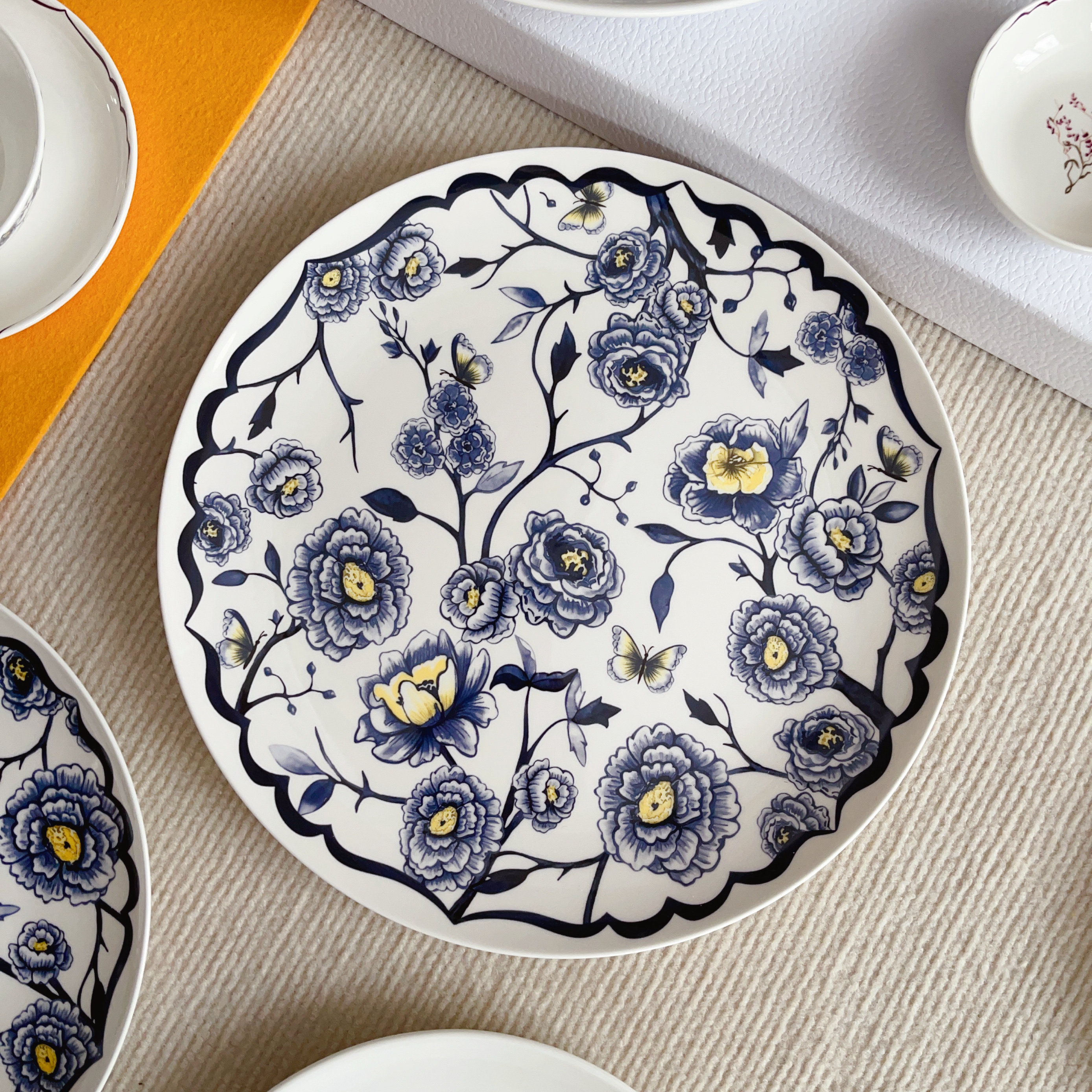 欧式骨瓷餐具套装轻奢骨瓷餐具盘子骨碟骨碗骨碟